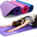 Yoga Mat Women Men Pad Gymnastic Picnic Pilates Training Cushion Black