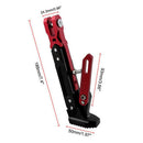 Adjustable Motorcycle Side Tripod Holder Bracket Fall Protect Foot KickStand