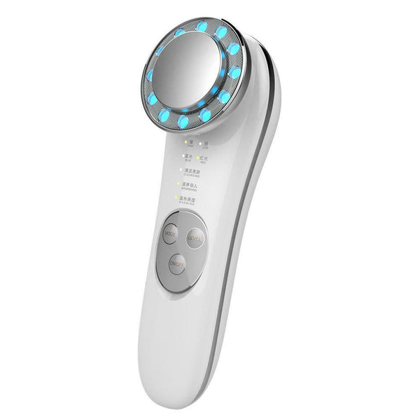 8 in 1 EMS Radio Frequency LED Photon Face Skin Rejuvenation Device (White)