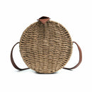 Natural Woven Straw Bag Shoulder Cross-Body Female Bag Seaside Holiday Bag  H5R6