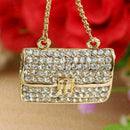 Modern Crystal Rhinestone Handbag Charm Pendant Keychain Bag Keyring Key Ni A8X4