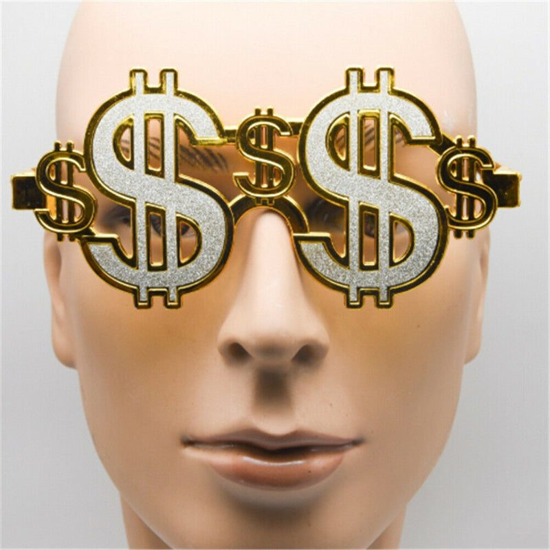 Fool Day Halloween Funny Glasses Dollar Symbol Glasses Decoration ToysRE
