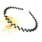Mens Women Unisex Black Wavy Hair Head Hoop Band Sport Headband Hairband Fashion