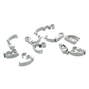 10 x stainless steel Jewelry Wrist Watch Bracelet Band Fold Over Clasps 0.4