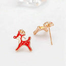 7 Pairs Christmas Earrings Cute Xmas Style Stud for Women Gift