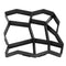 Garden Pavement Mold Garden Walk Pavement Concrete Mould DIY Manually Pavin T8Y8