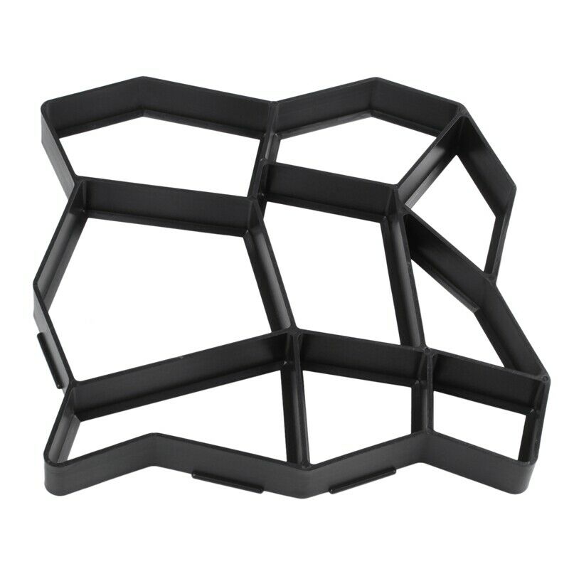 Garden Pavement Mold Garden Walk Pavement Concrete Mould DIY Manually Pavin T8Y8
