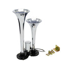 12V/24V DC Dual Trumpet Air Horn Compressor Kit - Super Loud 150db Car Truck RV