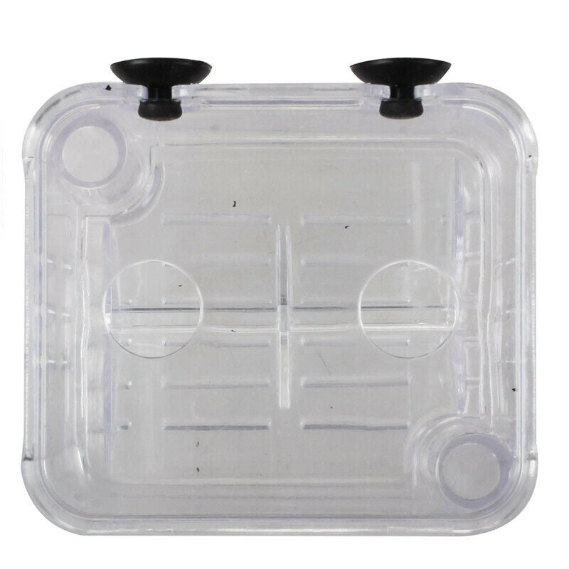 Clear Plastic Retangle Shape Seperate Fish Fry Breeding Divider Tank for Aq L7P2