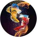5D Full Round Drill Diamond Painting Fish DIY Cross Stitch Wall Embroidery