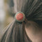 4pcs Retro Cloth Button Hair Holders Rubberband Elastics Girl Hair Accessories Z
