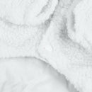 White Sheep Design Press Stud Button Pet Dog Poodle Coat Costume L