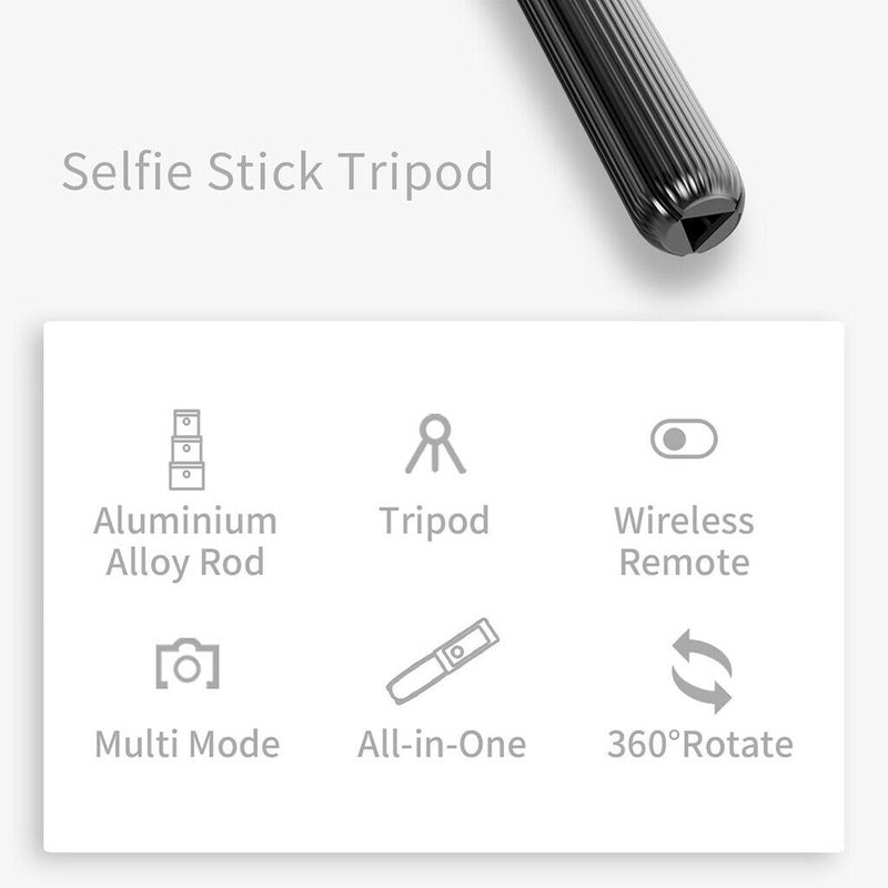 L03 33.9 "Mini Selfie Stick Tripod with Remote Control for Android DSLR Camera
