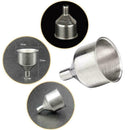 Universal Stainless Steel Funnel 1.97" For Filling Small Bottles and Flasks
