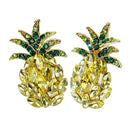 Womens Girls Cute Shiny Pineapple Studs