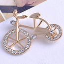 Lovely Brooch Pin Fashion Bike Buckle Bicycle Pectoral Flower Brooche HES