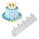 Vivid Princess Crown Liquid Silicone Mold Fondant Sugarcraft Cake Decorat 3C