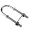 2pcs Bow Stern Eye U Bolt 1/2" 12mm Stainless Steel For Boat Marine