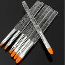 7X 16cm Gel Acrylic Nail Art Design Builder Salon Painting Brush Pen Set Top â„–[