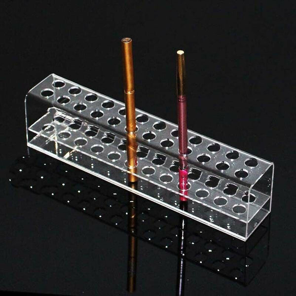 Acrylic Pen Pencil Stand Holder Makeup Cosmetic Brush Storage Organizer Rac L1N1