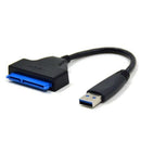 USB 3.0 to SATA Adapter Cable for 2.5 inch SSD/HDD Drives - SATA to USB 3.0