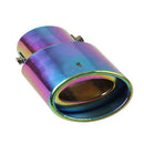 Automobile Universal Modified Tail Pipe End Throat Muffler Stainless Steel