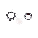 1 Set LED 44mm Lens + Reflector Collimator + Fixed Bracket For 20W-100W LED MO