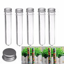 1X(10Pcs Test Transparent Plastic With Cap Dispenser (40Ml, 140 X 25Mm)