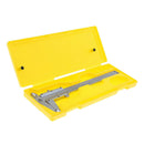 150mm Stainless Steel Vernier Caliper Slide Gauge Micrometer w/ Case 0.001"