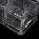 Seasoning Rack Spice Pots 4 Piece Storage Container Condiment Jars with Spoo Ew