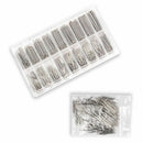 180pcs 8-25mm Stainless Steel Watch Band Strap Spring Bar Link Pins Remover