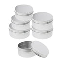 6pcs 200ml 250ml Aluminum Tin Jars, Cosmetic Sample Tins Empty Container, Round