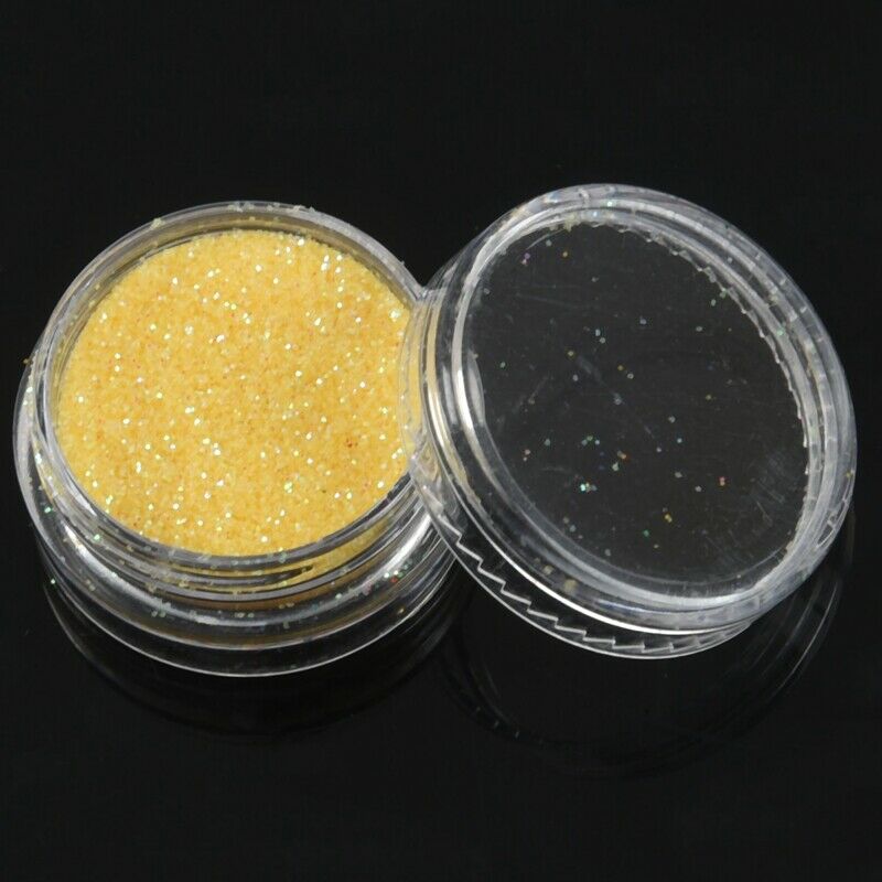 30 pots glitter powder nails deco gel sequins manicure makeup 2 IN 1 S4Q8