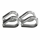 10 PCS 3mm Wire Rope Thimbles for 3mm wire Stainless Steel W7J4