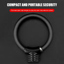 Reflective Anti-theft Cable Lock Security MTB Road Bicycle Mini Ring Locks