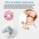 Random Color Baby Silicone Teether Donuts Chew Biter toys Kids Goods O1Y5