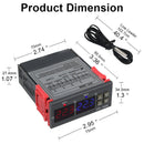 Stc-3008 110-220V Dual Digital Thermostat Temperature Controller For Incuba