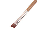 Beauty Makeup Bamboo Handle Eyebrow Brush + Eyebrow Comb Double-Ended Brushes