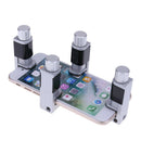 4x Metal Clip Fixture for Phone LCD Digitizer Screen Fastening Rubber Clamp