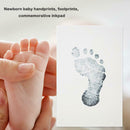 Newborn Baby Handprint Footprint Makers Clean-touch Ink Pad w/Print Paper