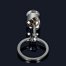 Auto Fob Key Chain Metal Piston Keyring Engine Ring Keyring Car Keychain New