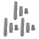 3x Contera Rubber for Crutches And Rubber Coated Canes for Crutches