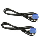 2x 3.5mm MP3 Car Audio AUX In Input Interface Music Cable For VW Passat Bora