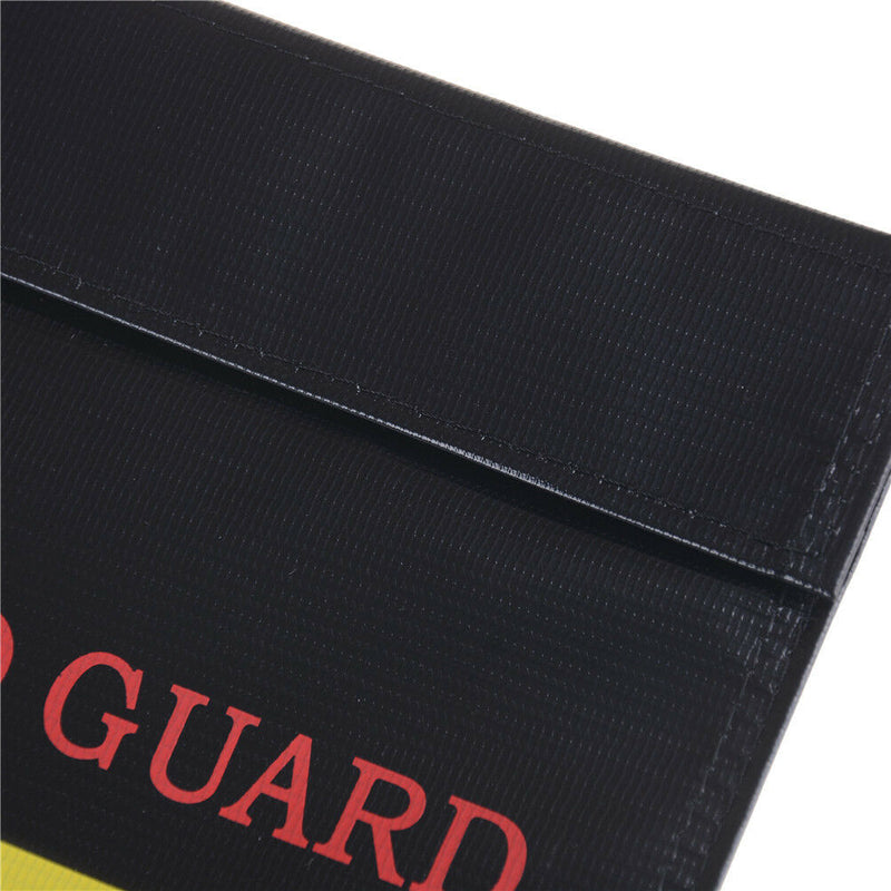 Black Fireproof RC LiPo Battery Safe Bag Safe Guard Charge Bag Sack 180x230mm 3C
