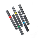 100x SMD 0603 5 Colors LED Light Red Green Blue Yellow White Assotment Kit