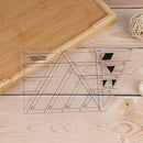 Trapezoid Quilts Plastic Ruler Sewing Patchwork Ruler Tools Tailor Craft DIY3C