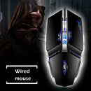 G3 Wired Optical Gaming 4 Gear 3200DPI 8 Button LED Professional USB Mouse