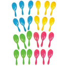 24 Neon Maracas,Bright And Colorful Party,New Year Party Noise Maker,4 Inch