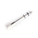 2Pcs 6.5mm male plug to 3.5mm female jack stereo headphone audio adapteES
