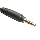 3.5mm Stereo Audio 1Male to 2 Female Headphone Mic TRRS Y Splitter Cable Adapter